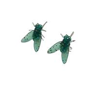 1 par de pendientes realistas con forma de mosca, joyería para las mujeres, broma divertida y fiesta de Halloween, regalos de joyería abstracta, pendientes divertidos, broma abstracta