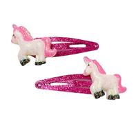 1 par de pinzas para el pelo multicolor para niños, accesorios para el pelo con purpurina, decoración elegante para el pelo para niñas