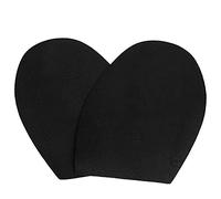 1 par de placa de goma para reparación de suelas, almohadilla de repuesto de goma para reparación de suelas, protector antideslizante para talón resistente al desgaste, adecuado (Negro)