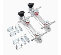 1 par de placas de patinaje sobre ruedas de aleación de aluminio Quad Roller Skate Platesm rueda, placa ligera de patinaje sobre ruedas con pivote de acero y camión de aluminio (para tamaño 41-42
