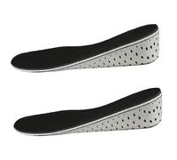 1 par de plantillas cálidas para zapatos, invisibles, aumentan la altura, transpirables, para levantamiento de talón, para uso diario y confianza