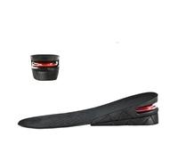 1 par de plantillas de aumento de altura para pies de 3 cm, 5 cm, 7 cm, 9 cm, altura variable, plantillas para zapatos para hombres y mujeres, almohadillas para zapatos que absorben los golpes de aire
