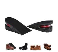 1 par de plantillas de aumento de altura, plantillas semi-elevables y soporte para los pies para del pie, zapatos invisibles en el talón y almohadillas más altas para hombres y mujeres