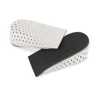 1 par de plantillas de espuma viscoelástica dura y transpirable para aumentar la altura, inserciones de elevación de talón, almohadillas elevadoras de zapatos, plantillas unisex (4 cm de altura,