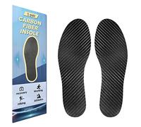 1 par de plantillas de fibra de carbono para hombres y mujeres, plantillas de fibra de carbono, 1 par para alivio del dolor y lesiones de césped (25,5 cm de la UE (W40,5-41/M41-42))