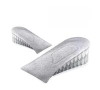 1 par de plantillas elevadas invisibles adecuadas para plantillas elevadas interiores de zapatos altos y zapatos de lona (gris, 3,5 cm)