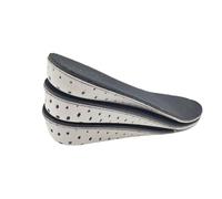 1 par de plantillas for aumentar la altura, for zapatos variables, Air Shock Para Hombre y Mujer(Full pad,H 3 cm)