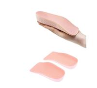 1 par de plantillas ortopédicas de espuma viscoelástica para levantamiento de talones, para hombres y mujeres (2,5 cm)