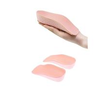 1 par de plantillas ortopédicas de espuma viscoelástica para levantamiento de talones, para hombres y mujeres (3,5 cm)