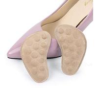 1 par de plantillas ortopédicas de supinación y sobrepronación, almohadillas de corrección de talón tipo O/X, tazas de talón para alineación de pies, dolor de piernas de arco osteoartritis (piel)