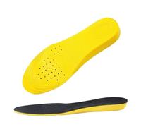 1 par de plantillas transpirables con absorción impactos invisibles for aumentar la altura del talón, almohadilla amarilla Para hombres y mujeres(1-Yellow-H 1.5 cm,EU 35-40(250mm))