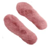 1 par de plantillas unisex de lana para zapatos de invierno con cojín térmico grueso cálido para zapatos para mujeres y hombres, plantillas de lana para botas