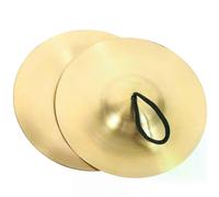 1 par de platillos de cobre profesionales, platillos de dedo de cobre, instrumentos de percusión manual