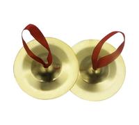 1 par de platillos de Mano de Metal para niños pequeños y niños, Banda de gongs, Instrumento de percusión Musical rítmico, Juguete Hecho a Mano para niños, platillo de Juguete