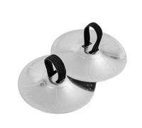 1 par de platillos de mano elegantes para niños pequeños, banda de gongs, instrumento de percusión musical rítmico, juguete hecho a mano para niños para danza del vientre, mano con dedo
