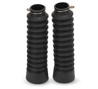 1 Par de Polainas de Botas de Horquilla Delantera de Motocicleta, KIMISS Polainas de Horquilla Botas de Choque Buena Dureza Amortiguador Protector de Cubierta de Polvo Reemplazo para CG125 125CC