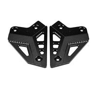 1 * par de protector de clavija de pie, protector de clavija de pie de reposapiés de motocicleta Protector de cubierta protectora de talón para Z900 2017-(Negro)