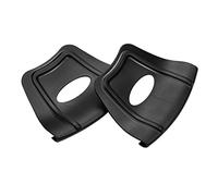 1 par de protectores de llanta universales para motocicleta, color negro