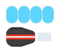 1 par de protectores de lluvia para espejos retrovisores de coche, adecuado para la mayoría de los espejos retrovisores de coche, con 4 protectores de espejo retrovisor para coche