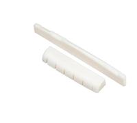 1 Par De Puente De Hueso De Guitarra Clásica Acústica De 6-12 Cuerdas Sillín Múltiple Y Tuerca Hecha De Hueso Real Tuercas de guitarra preranuradas(6 Acoustic)