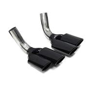 1 par de puntas de silenciador de escape de automóvil Compatible con Mercedes Benz W464 G Class G500 G550 Actualización G63 Punta de boquilla del sistema de escape(Black)