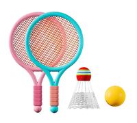 1 par de Raquetas de bádminton para niños, minijuegos de Pelotas de Volante Incluyen 2 1 para Suministros, Juego de Raquetas de Tenis para niños