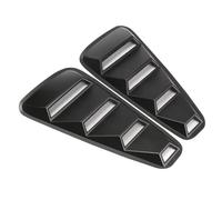 1 par de Rejillas ventilación Laterales para Ventanas traseras, compatibles con Ford Mustang 2005-2009. Adhesivo para Rejilla Lateral del Guardabarros(Matte Black)