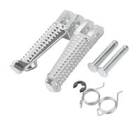 1 par de reposapiés de motocicleta de alta calidad, diseño de parte superior plana, antideslizante, control de textura para estriberas de motocicleta FZ07 FZ10