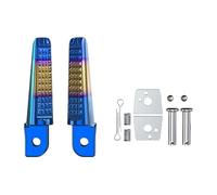 1 par de reposapiés traseros, Pedal antideslizante, reposapiés traseros de aleación de aluminio for motocicleta, Compatible con Phantom 150 CB190R