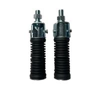 1 par de reposapiés universales de 10 mm para motocicleta reposapiés traseros para el acompañante