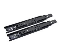 1 par de rieles de acero laminado en frío para cajones de cierre suave, deslizantes, herrajes deslizantes para gabinetes