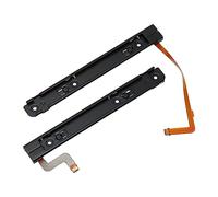 1 par de rieles deslizantes para consola de juegos, riel deslizante para interruptor NINTE NDO, soporte de Metal de riel deslizante lateral izquierdo y derecho para interruptor