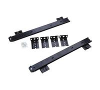 1 par de rodamientos de bolas de bajo ruido para bandeja de teclado de madera, soporte de suspensión para colgar en el lateral, para escritorio, gabinete, rodamientos de bolas, 1 par