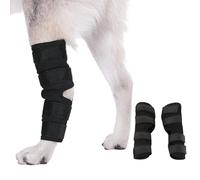 1 par de rodilleras para mascotas, coderas, rodilleras para perros de soporte para perros, rodilleras para piernas delanteras y traseras para perros, tutor para piernas delanteras y canino