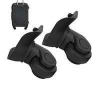 1 par de Ruedas de Maleta de Equipaje, reemplazo de la Maleta de Las Ruedas de una Sola de muda reemplazo de Lanzador para el Carrito de Equipaje, fácil de instalación