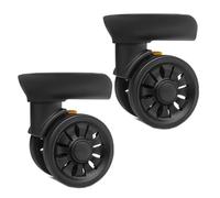 1 par de ruedas de repuesto para maleta de equipaje, ruedas giratorias de 360 grados, rueda resistente, 1