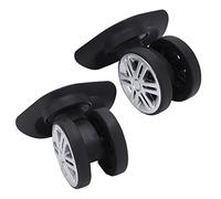 1 par de Ruedas Giratorias para Equipaje, Ruedas Giratorias para Maleta, Ruedas para Equipaje, Repuesto A19, Ruedas Silenciosas de Doble