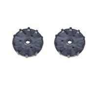 1 par de ruedas guía para soplador de nieve, tracción trasera, reemplazo del mercado de accesorios, Compatible con modelos de herramientas de jardín(Pair no Bearing)