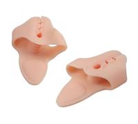 1 par de separadores de dedos de los pies suaves espaciadores de pie herramienta correctora de juanetes con 2 bucles