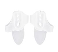 1 par de separadores de dedos de los pies suaves espaciadores de pie herramienta correctora de juanetes con 2 bucles