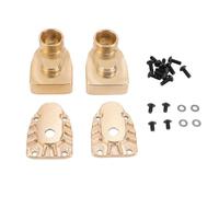 1 par de soportes de eje trasero RC, compatibles con el kit de reemplazo de coche RC AXIAL AXP8 Gilamon escala 1/8 (latón)