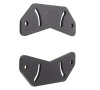 1 par de soportes de montaje de pantalla triple Soporte de pantallas para monitor de juegos de carreras Accesorios para juegos Par de metal Soporte de soportes para monitor de juegos de