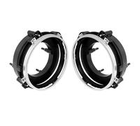 1 par de soportes para focos de faros delanteros para 1997-2006 110383 110384, accesorios de pieza de repuesto para faros delanteros negros