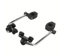 1 Par de Soportes para Parabrisas de Motocicleta, Versión Modificada, Kit de Instalación Estable para Parabrisas, Soportes Universales y Duraderos para Espejo Retrovisor