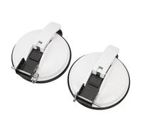 1 par de Soportes para Pies de Toldo. Soporte Estable para Pie de Pata de Toldo ABS RV con Diseño de Estilo Pestillo, Asegura Las Patas del Toldo. para RV, Autocaravana o