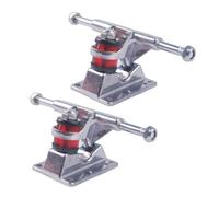 1 par de soportes para ruedas de monopatín, soporte de puente para base de camión, resistencia de aluminio, accesorios de rodamiento