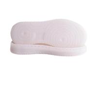 1 par de suelas de gancho tejidas a mano, suela de goma suave, antideslizante, resistente al desgaste, repuesto de reparación de zapatos (blanco, 40)