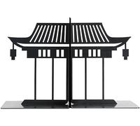 1 par de sujetalibros Retro, sujetalibros Decorativos, papelería Resistente, estantería de Escritorio, Libros Decorativos, Soportes Antideslizantes para Libros Libro de Escritorio