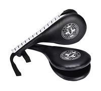 1 par de Taekwondo Doble Kick Pad Target Tae Kwon Do Karate Kickboxing Entrenamiento TKD Kicking Pad Práctica Kick Target Entrenamiento Doble Cara Kick Foot Pad Equipo Artes Marciales Artículos