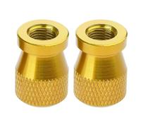 1 par de tapas de válvulas de neumático de motocicleta de aleación de aluminio, coloridas, a prueba de polvo, antifugas, adecuadas para válvulas de neumáticos mejoradas